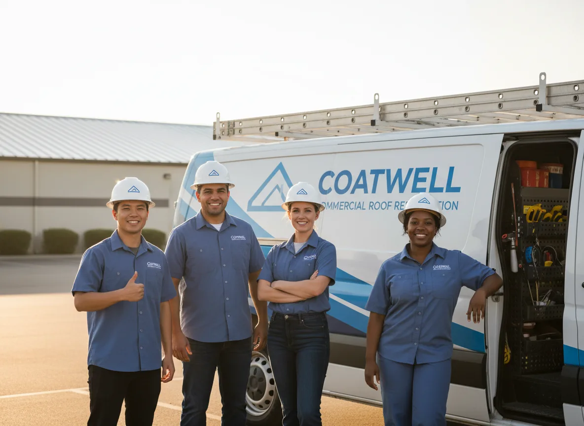 Commercial roof coating company in Valier, IL